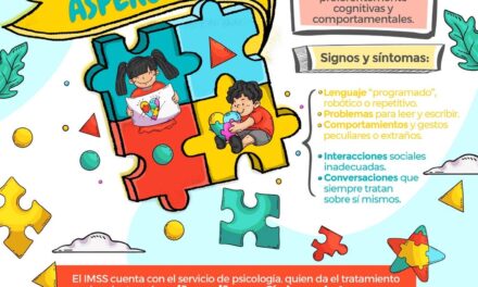 Orienta IMSS Veracruz Sur sobre Síndrome de Asperger