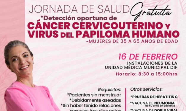 Invita DIF Fortín a jornada de salud