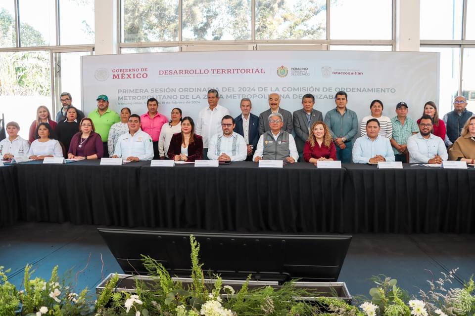 Ixtaczoquitlán, fue sede de la Firma del Convenio de Coordinación de zonas Metropolitanas