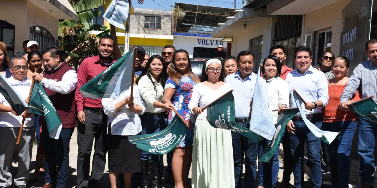 Recibirá colonia San José obras de pavimentación con concreto hidráulico