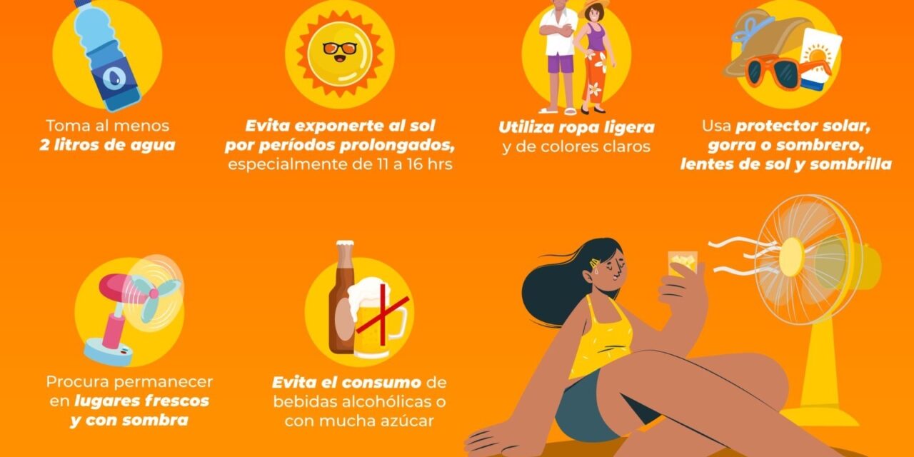 Ante incremento de temperatura, llaman UMPC y Salud a prevenir un “golpe de calor”