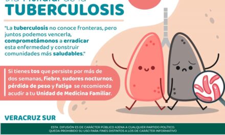 Cuenta IMSS Veracruz Sur con tratamiento  para pacientes con tuberculosis