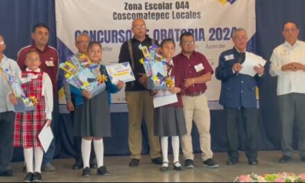 Gana primer lugar primaria Benito Juárez en concurso de Oratoria🏆