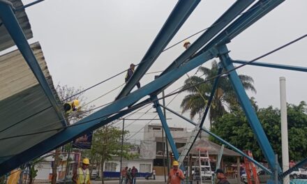 Pc rehabilita cancha en Fraternidad