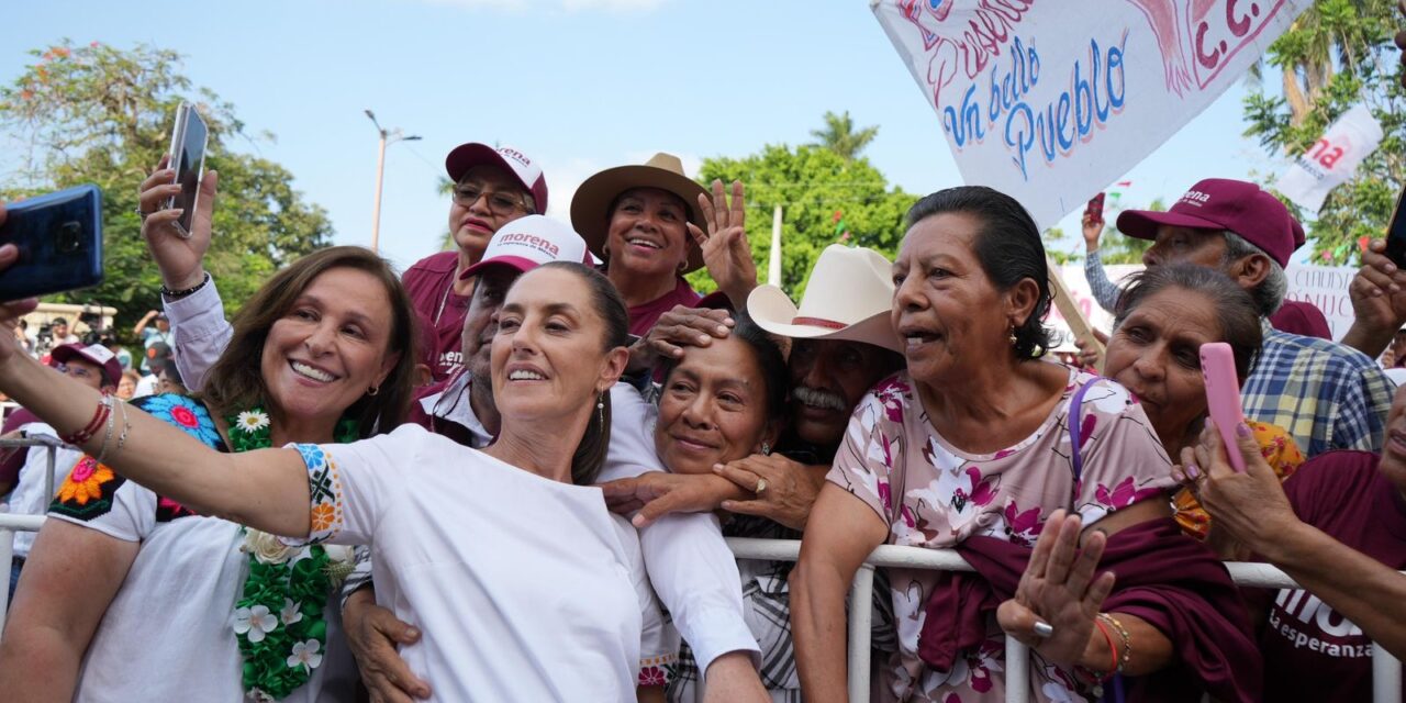 Ella va a ganar Veracruz porque dignamente representa la 4T: Sheinbaum