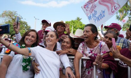 Ella va a ganar Veracruz porque dignamente representa la 4T: Sheinbaum