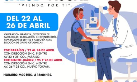 Inicia programa de salud visual en Centros de Desarrollo Comunitario