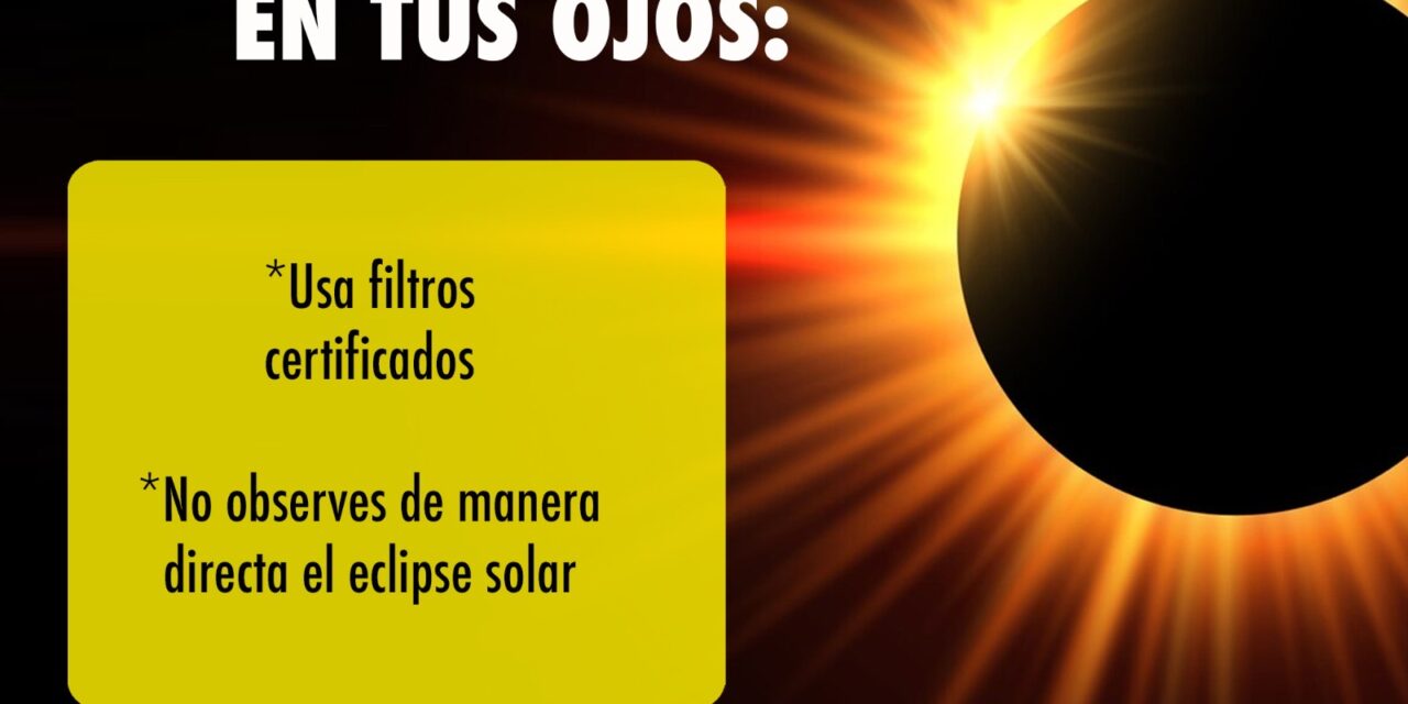 Mirar el eclipse sin protección adecuada puede dañar los ojos: Protección Civil