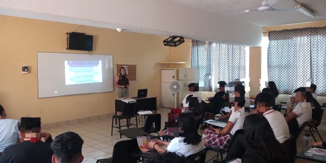 Instituto Municipal de las Mujeres imparte pláticas a escolares sobre prevención de la violencia