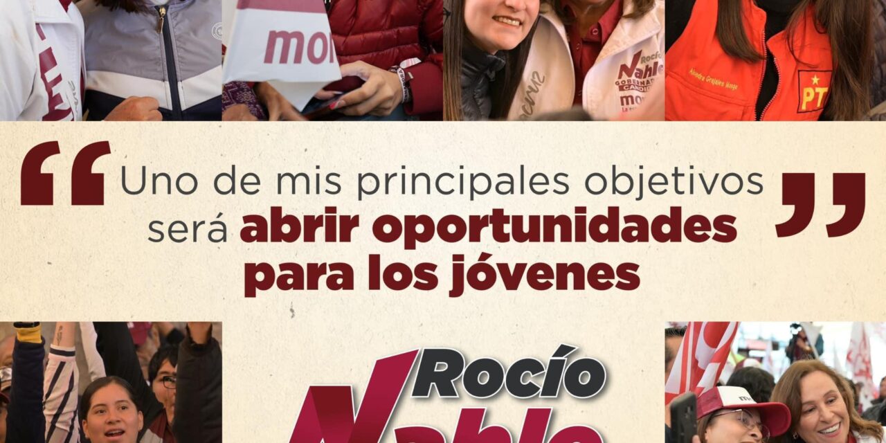 Los jóvenes son la esperanza de Veracruz: Rocío Nahle