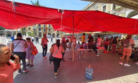 Levanta Antorcha Campesina, plantón a 37 días de estar en el parque 21 de Mayo