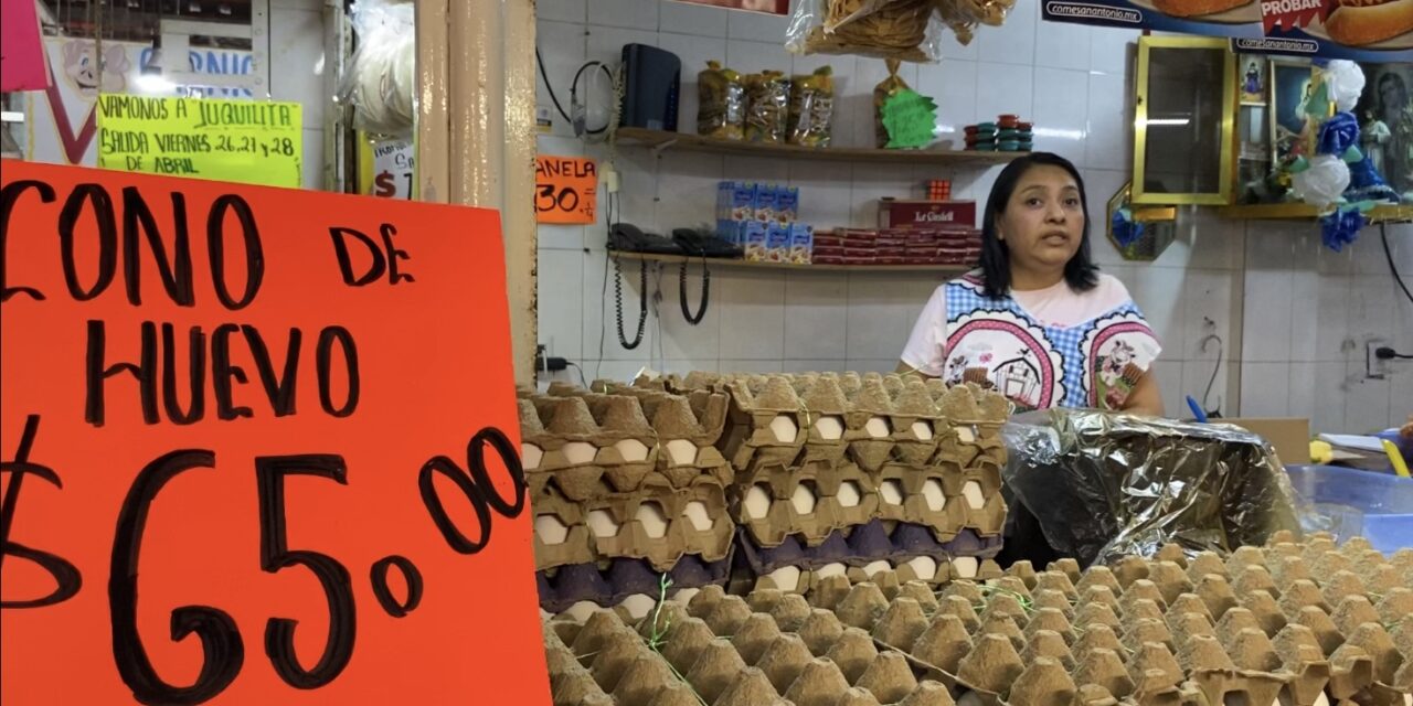 Por las nubes, el precio del huevo