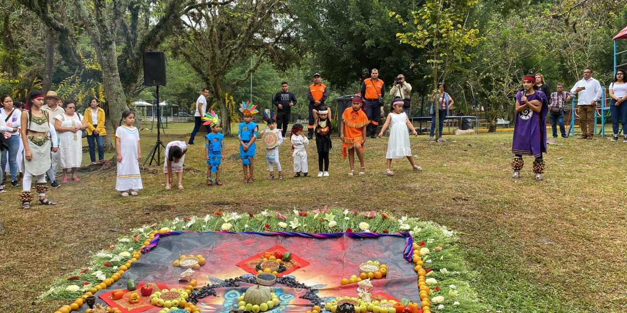 Celebran con ritual prehispánico, Día de la Tierra