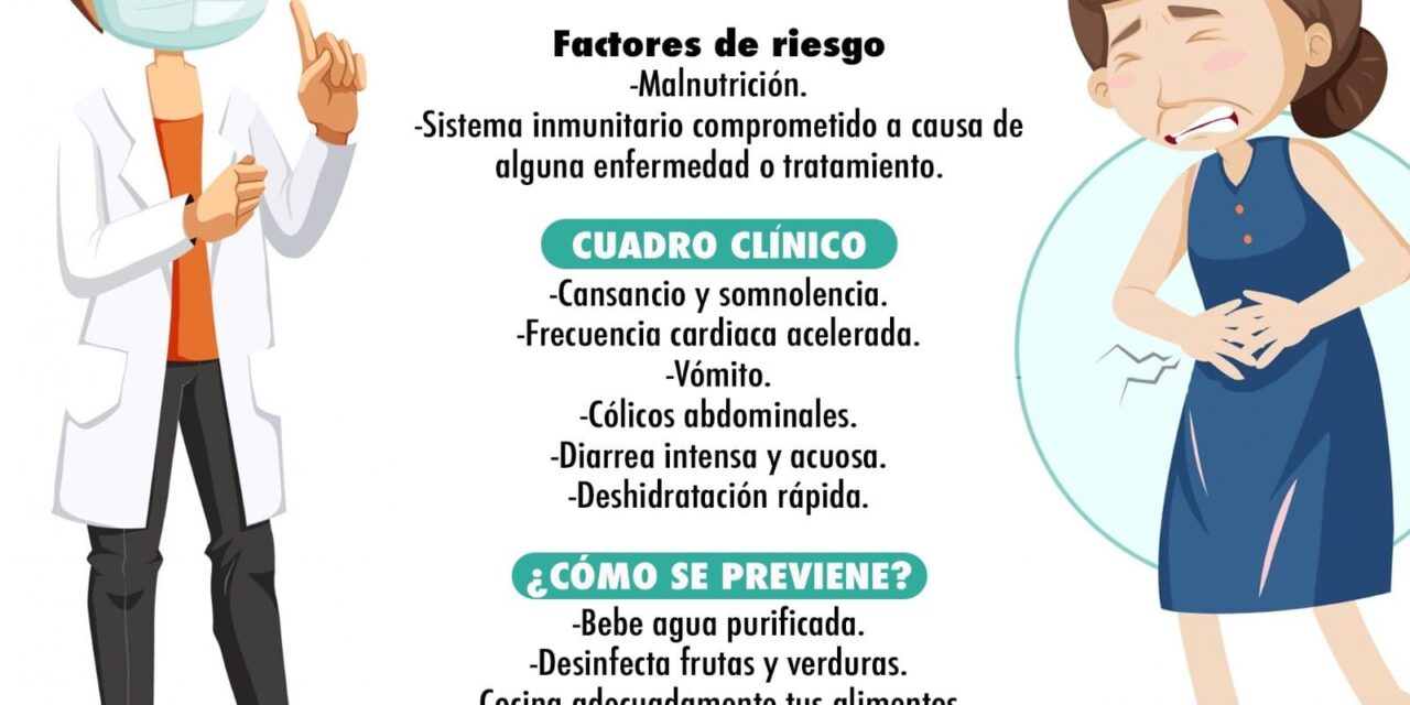 El cólera se previenen con higiene en la preparación de alimentos