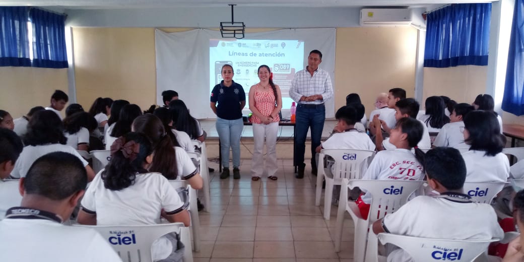 SSP y SIPINNA llevan taller sobre «Violencia Política de Género» a Técnica 70