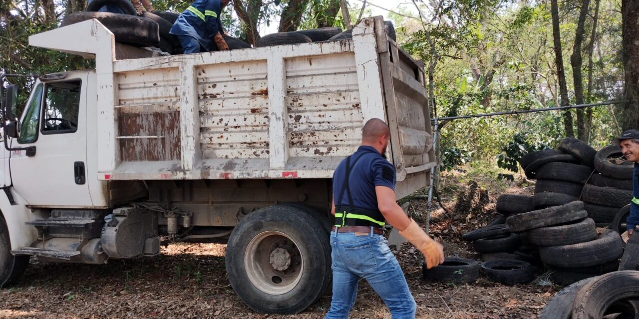 Retiran 33 toneladas de llantas y cacharros en 17 colonias de Córdoba