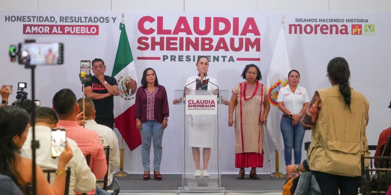 PLANTEA CLAUDIA SHEINBAUM DENUNCIA ANÓNIMA Y TIPIFICAR COMO GRAVE LA EXTORSIÓN PARA COMBATIR ESTE DELITO EN GUERRERO