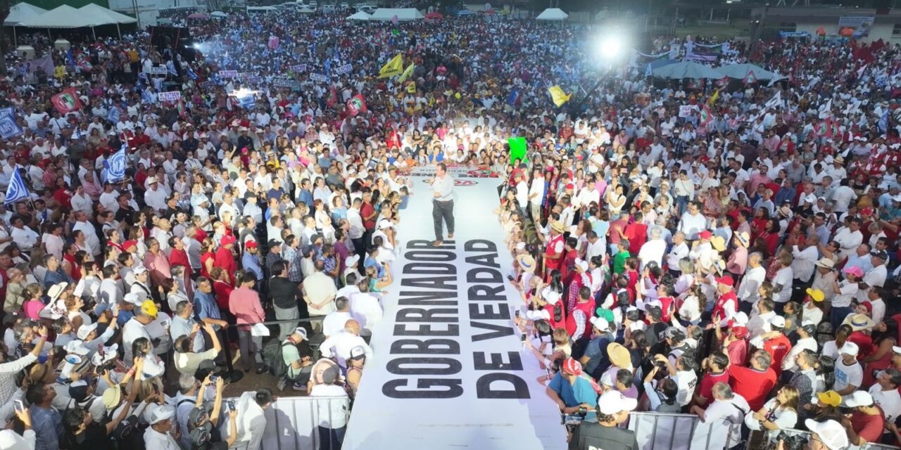 Desde Xalapa, Pepe Yunes cierra su campaña rumbo a la gubernatura