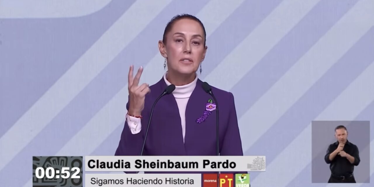 ’’Vamos a construir un futuro de paz y prosperidad“: Claudia Sheinbaum