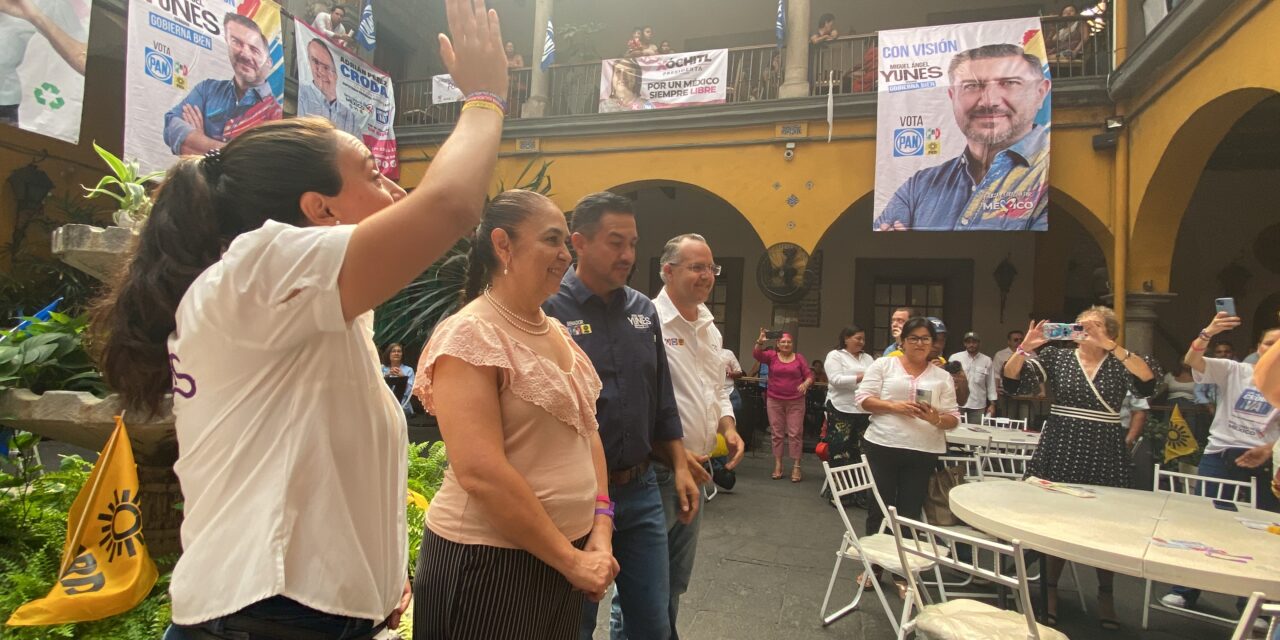 Sostiene Mariana Ríos Álvarez, reunión con mujeres del Distrito 19