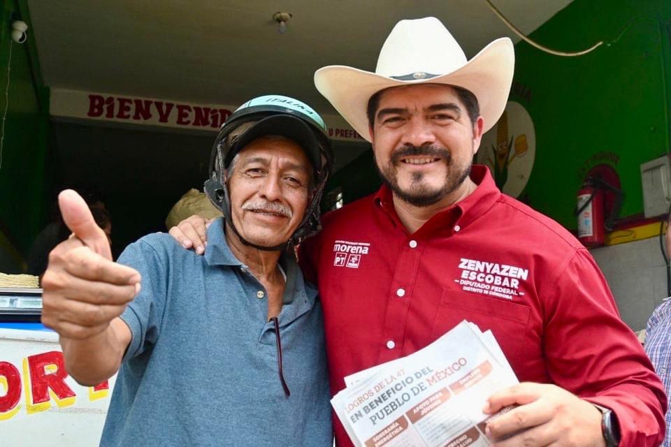 Día 72 y reitero el compromiso por trabajar en el bienestar de las familias del Distrito 16: Zenyazen Escobar