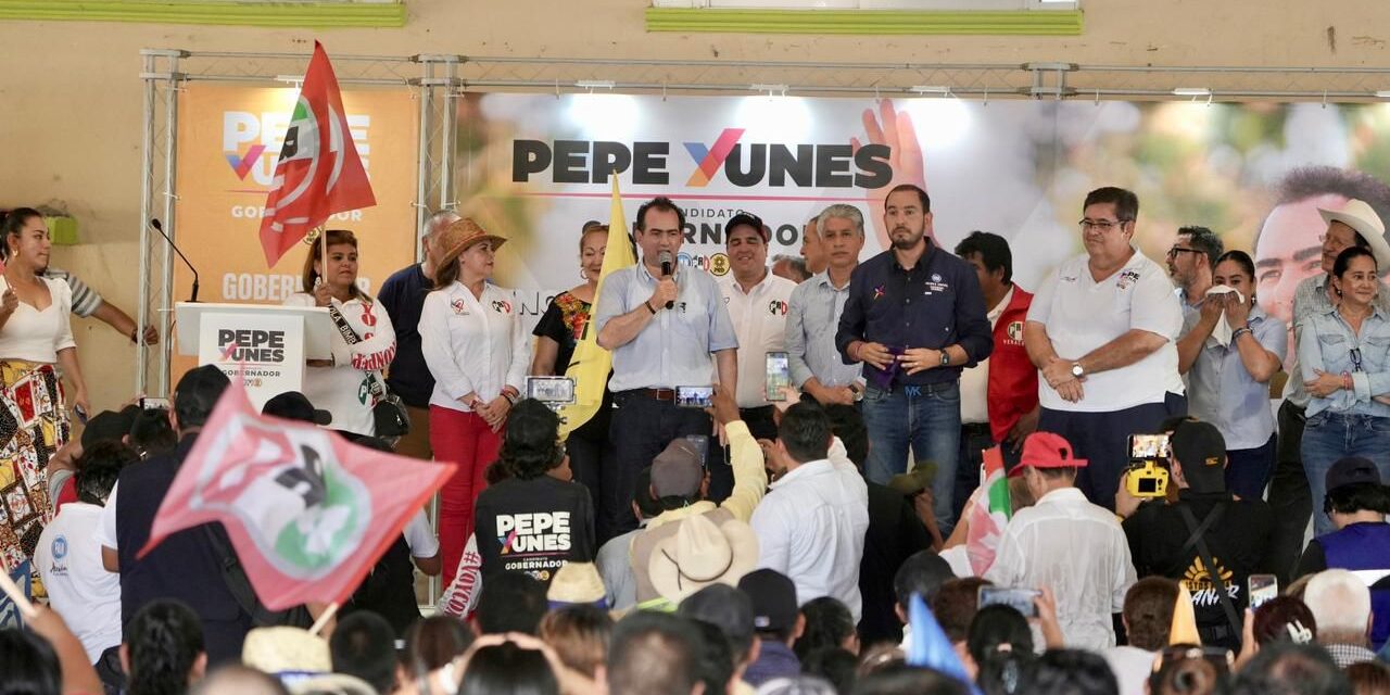 Votemos en las 5 boletas por PRI, PAN y PRD: Pepe Yunes