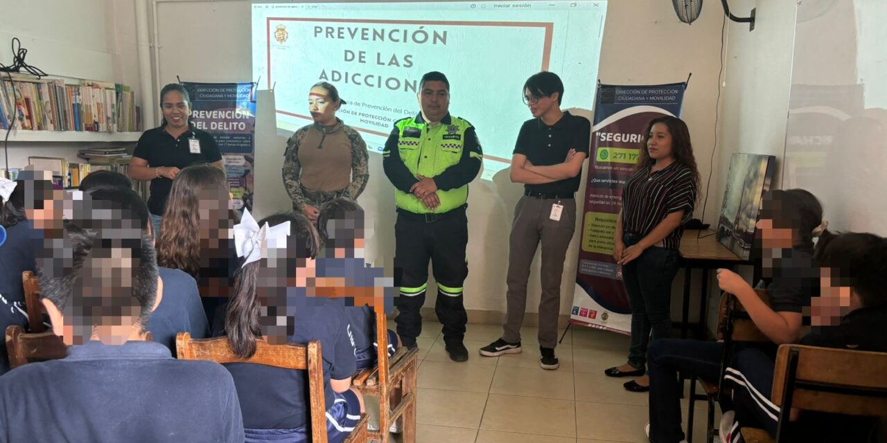 Enseñan a estudiantes a prevenir adicciones y evitar ser víctimas de delitos en Córdoba