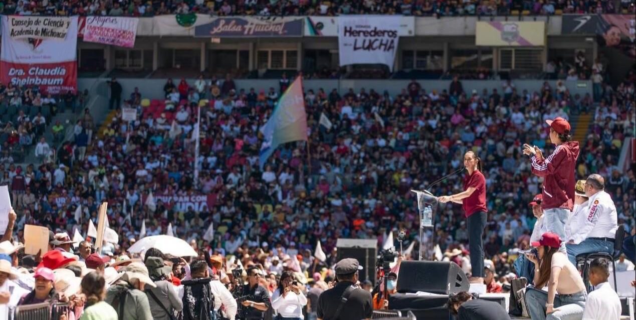 Más de 2 millones de personas muestran su apoyo a Claudia Sheinbaum