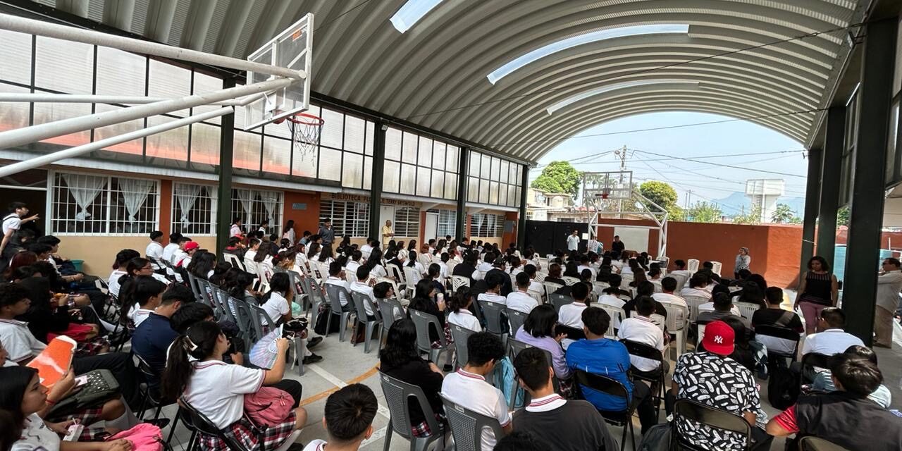 Lleva SEV, INJUVE y SIPINNA taller sobre «inteligencia emocional» a Telebachillerato El Porvenir