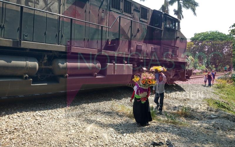 Se descarrila el tren en el bulevar Córdoba-Fortín