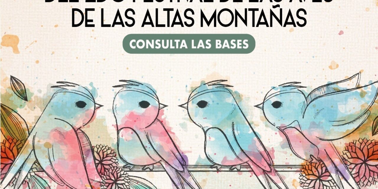 Cierre de convocatoria para participar en el concurso de dibujo del 2° Festival de las Aves de las Altas Montañas