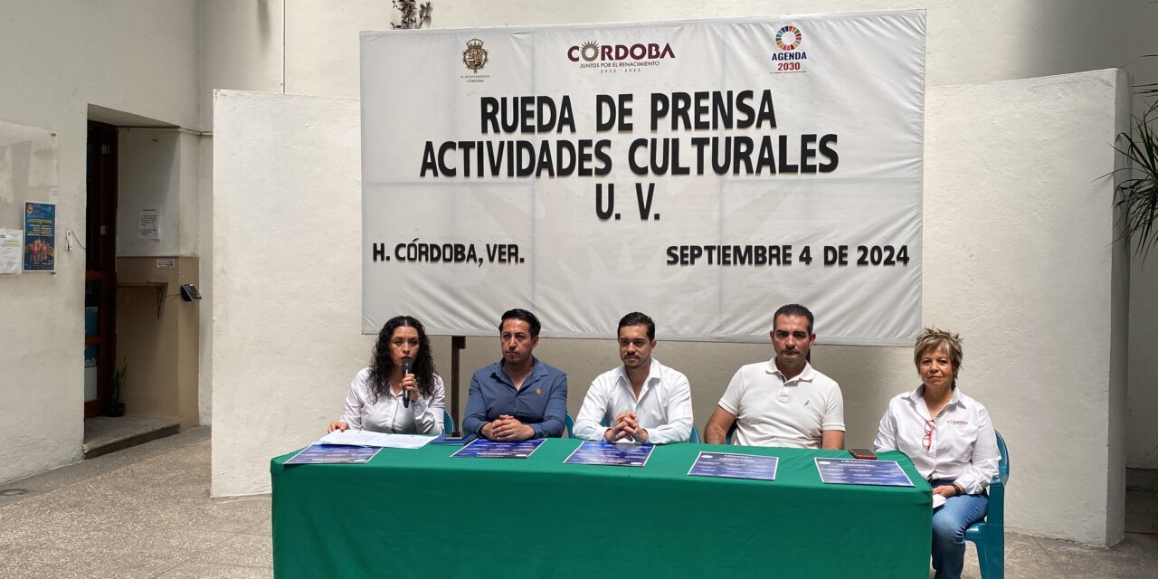 Presenta Ayuntamiento de Córdoba y UV agenda cultural