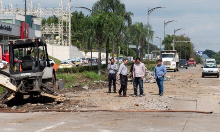 Se irá a 40 dias, conclusión de la rehabilitación del bulevar Tratados de Córdoba