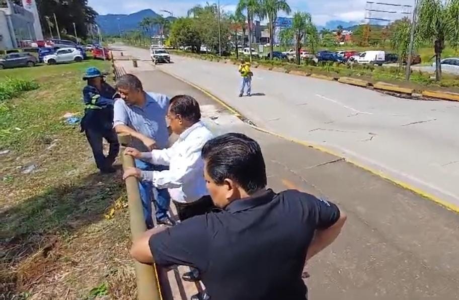 Supervisa Alcalde daños en boulevard Tratados de Córdoba