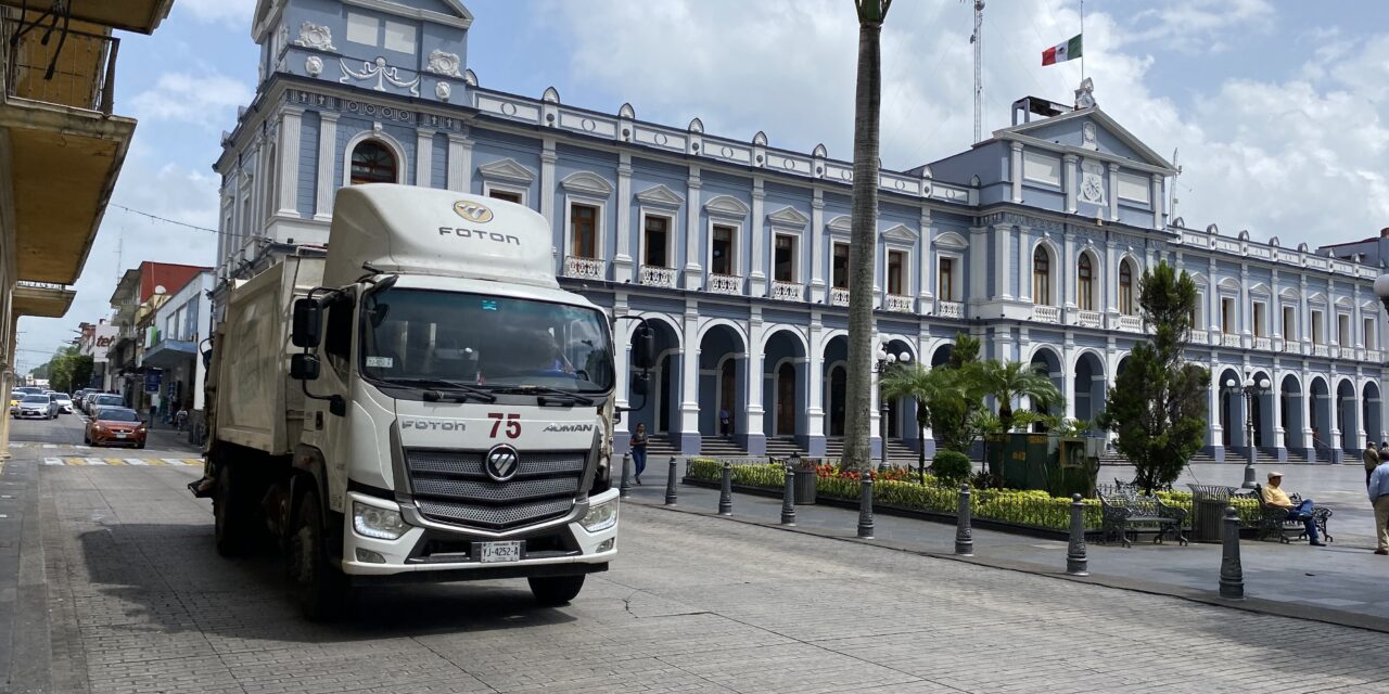 Recolección de basura, alcanza a 250 toneladas de residuos diarios en Córdoba